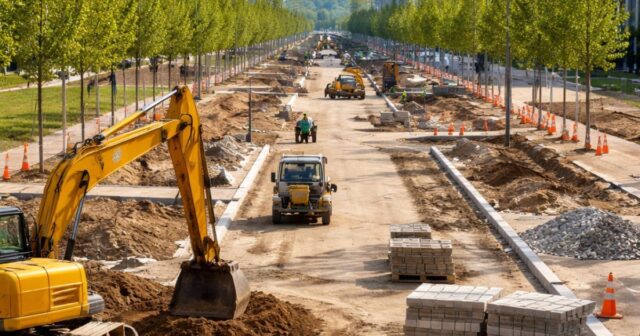 Avviati i lavori per le 'Ramblas' nel Reggiane Parco Innovazione Avviati i lavori per le 'Ramblas' nel Reggiane Parco Innovazione