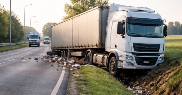 Incidente stradale a San Polo: camionista di 57 anni ferito