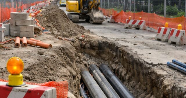 Ritardi nel cantiere di via Gandhi a Reggio Emilia Ritardi nel cantiere di via Gandhi a Reggio Emilia