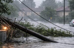 Tempesta in Emilia: blackout e allagamenti causati da forti temporali Tempesta in Emilia: blackout e allagamenti causati da forti temporali