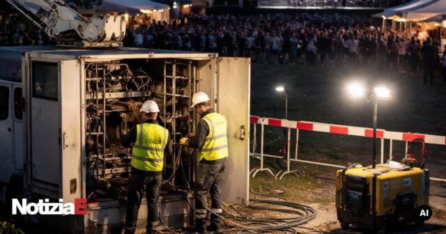 Bibbiano colpita da black out: intervento immediato per ripristinare la corrente