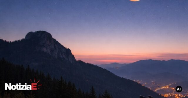 Eclissi di Luna osservata a Castelnovo Monti Eclissi di Luna osservata a Castelnovo Monti