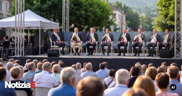 I sindaci della Val d'Enza ribadiscono il loro supporto alla diga di Vetto I sindaci della Val d'Enza ribadiscono il loro supporto alla diga di Vetto