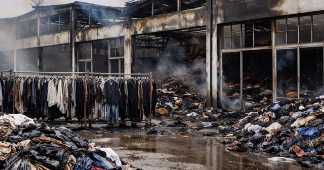 Incendio danneggia un magazzino commerciale a Calerno di Sant'Ilario Incendio danneggia un magazzino commerciale a Calerno di Sant'Ilario