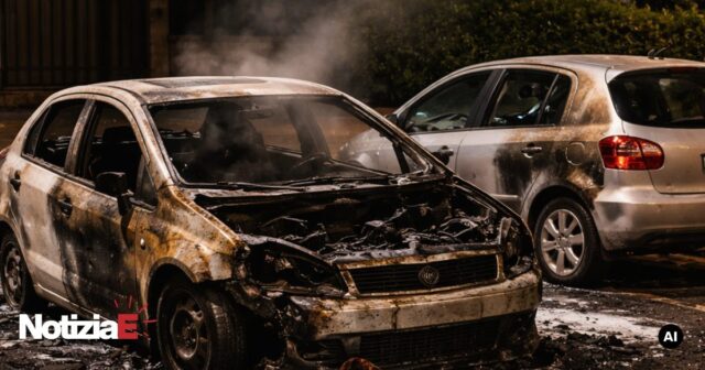 Incendio notturno a Reggio Emilia: distrutta una Fiat Punto e danneggiata un'altra Incendio notturno a Reggio Emilia: distrutta una Fiat Punto e danneggiata un'altra