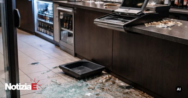 Furto al Ristobar da Gio di Scandiano: ladri in azione nella notte